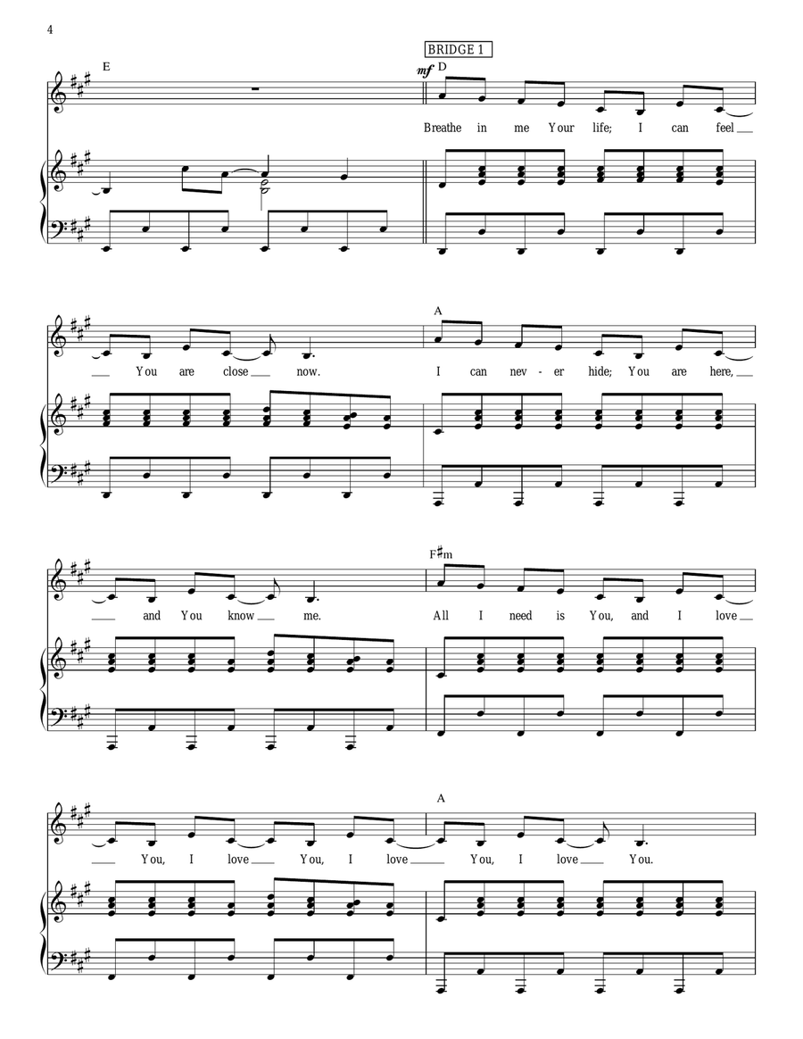 Bones Bones Piano, Vocal, Guitar scores gallery preview page 4