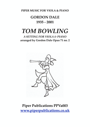GORDON DALE TOM BOWLING FOR VIOLA & PIANO