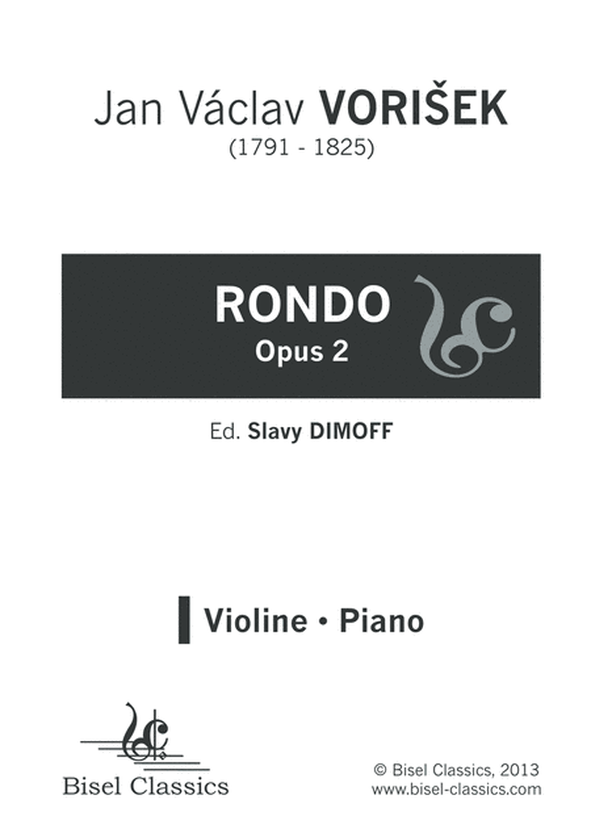 Rondo fur Violine und Piano, Opus 2