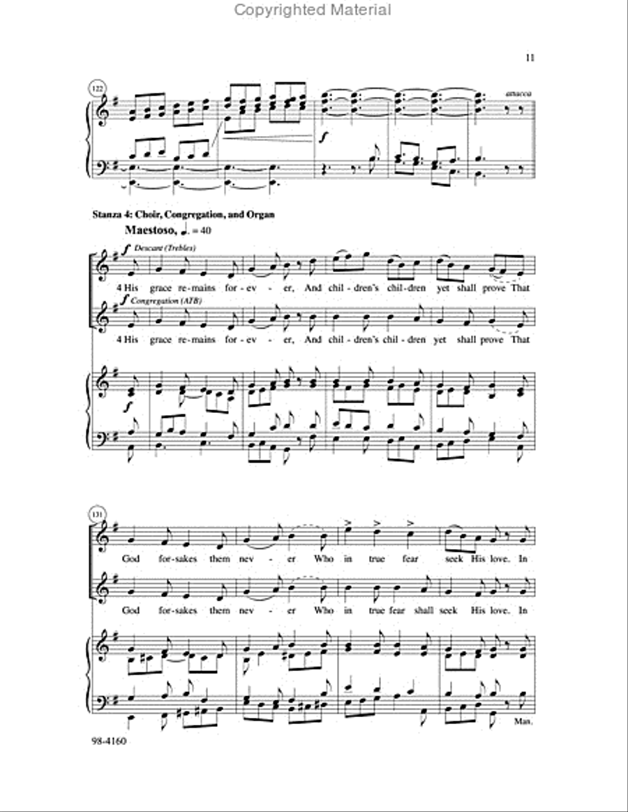 My Soul, Now Praise Your Maker 4-Part scores gallery preview page 6