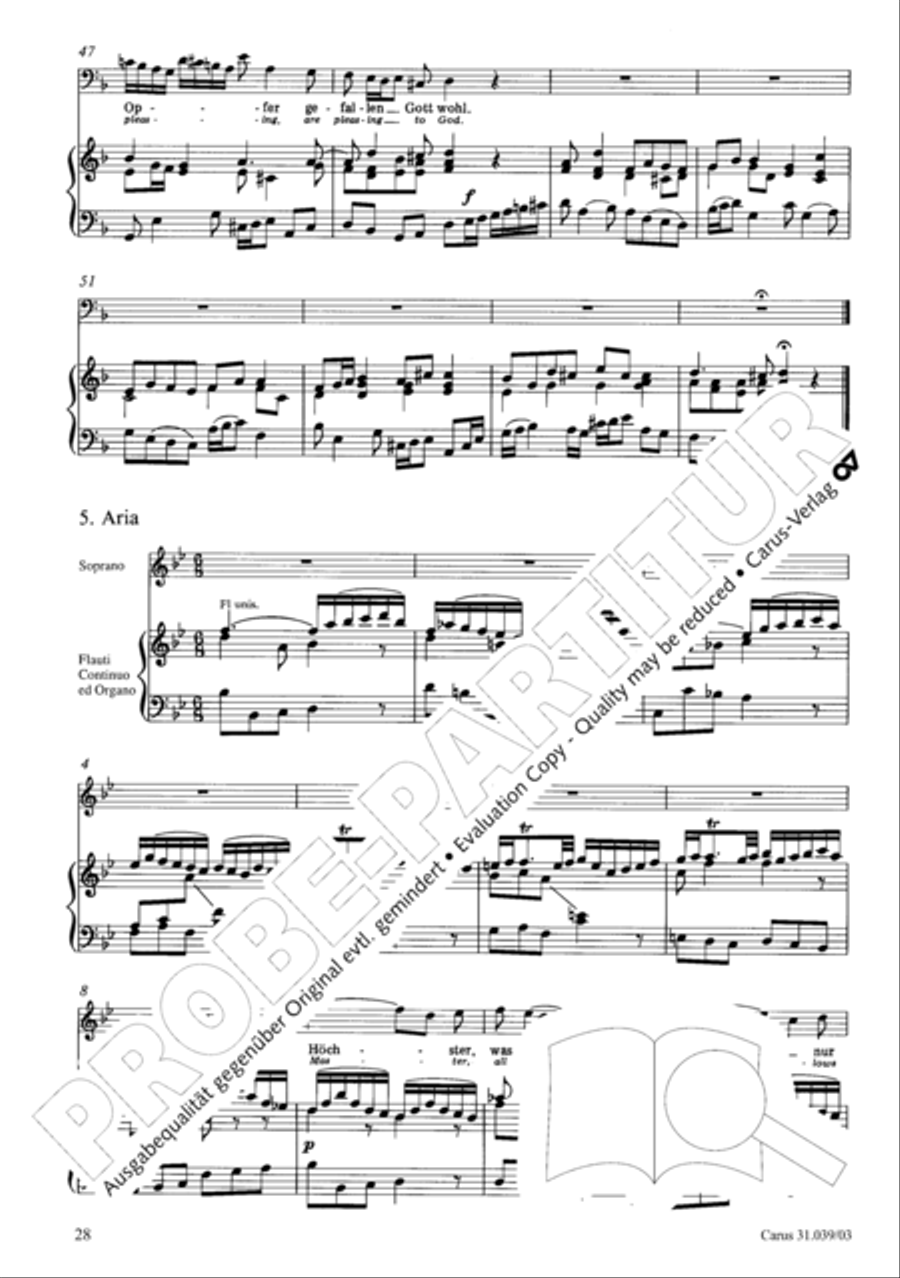 Give the hungry ones thy bread (Brich dem Hungrigen dein Brot) 4-Part scores gallery preview page 29