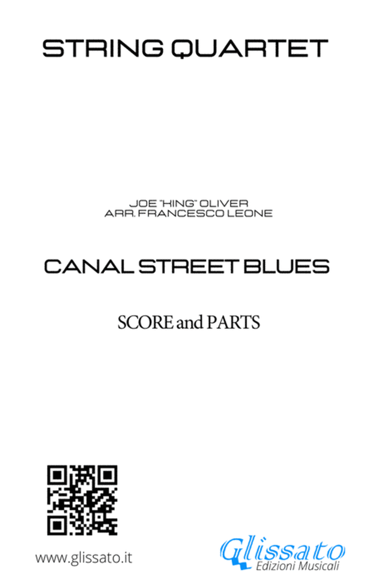 String Quartet : Canal Street Blues (parts and score) image number null