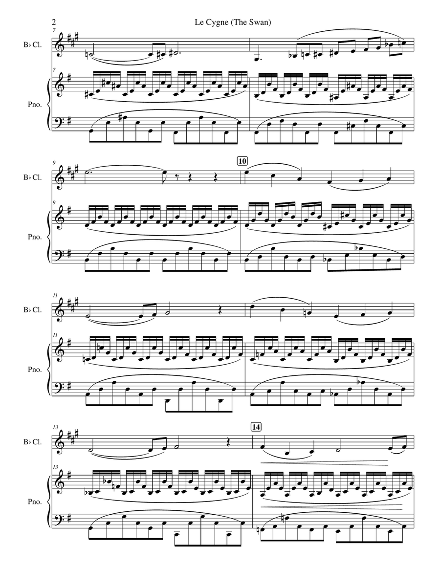 Le Cygne Chamber Music scores gallery preview page 4