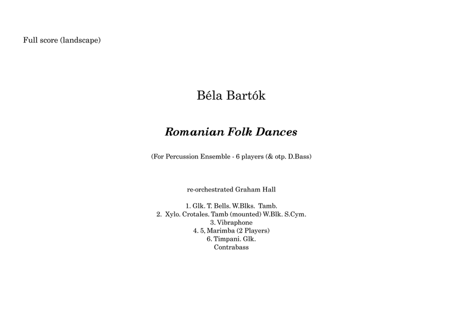 Book cover for Romanian Folk Dances
