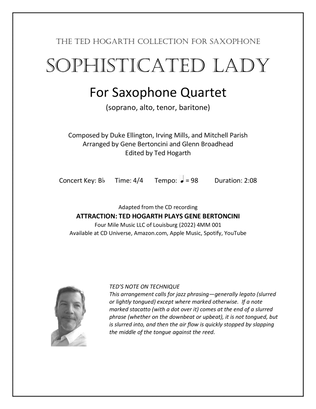 Book cover for Sophisticated Lady