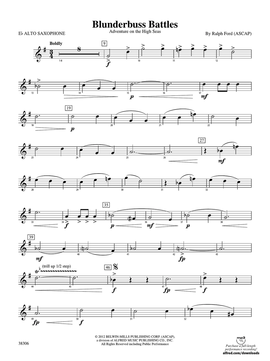 Blunderbuss Battles: E-flat Alto Saxophone