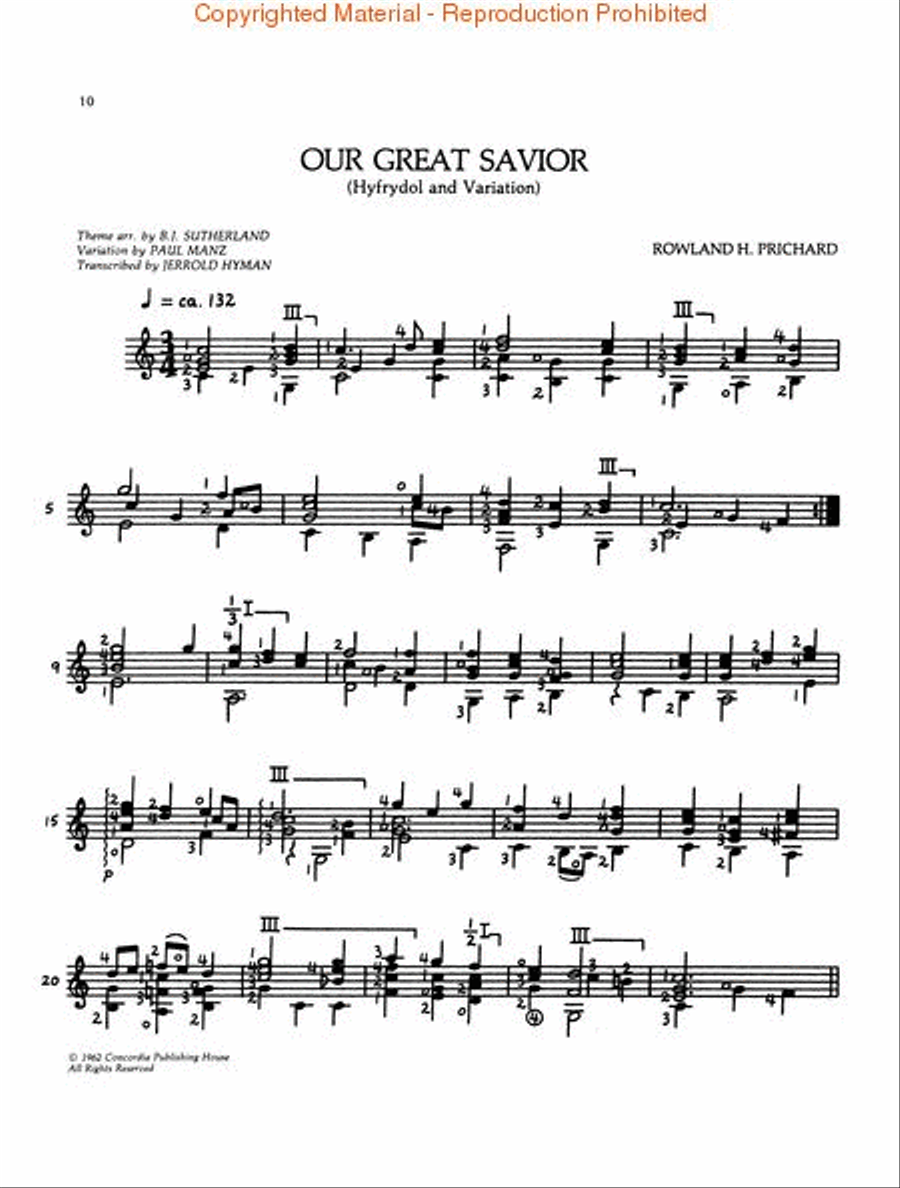 Sacred Music for the Guitar – Volume 1 Guitar scores gallery preview page 3