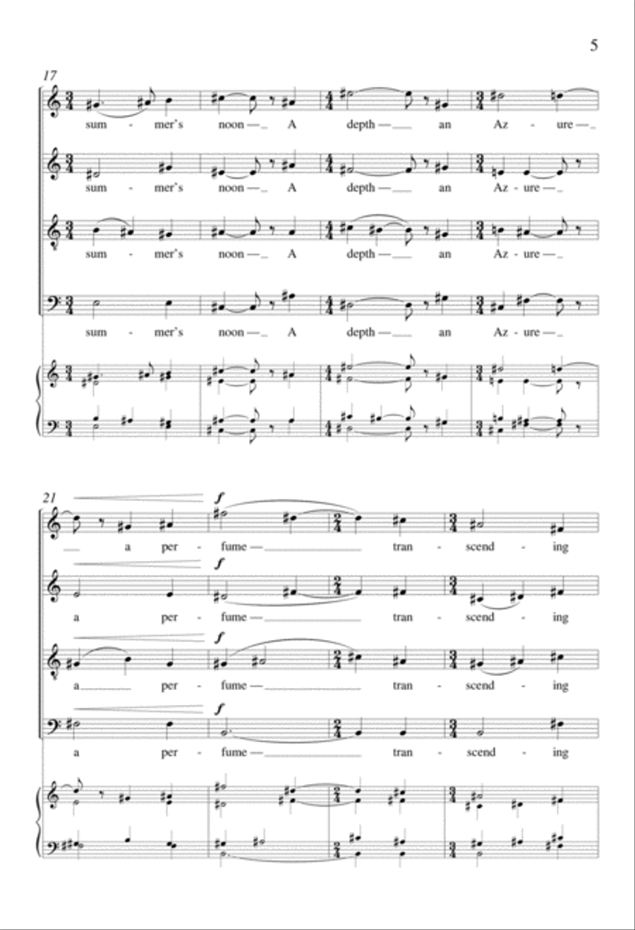 A Summer's Day 4-Part scores gallery preview page 4
