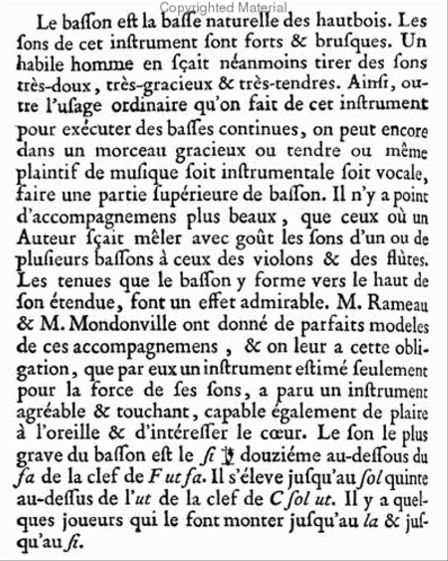 Methods & Treatises Bassoon - France 1600-1800 Bassoon Solo scores gallery preview page 3