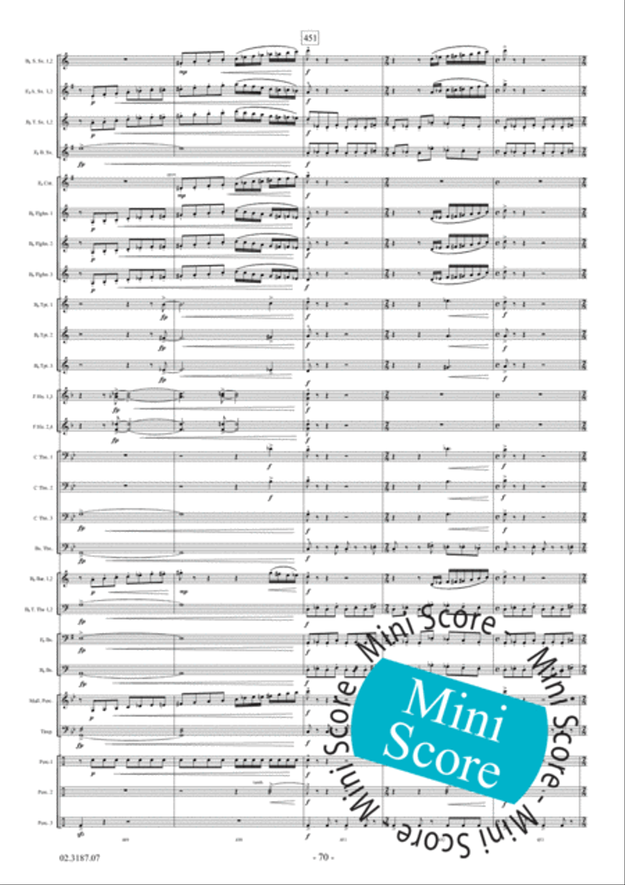 Fleodrodum Fanfare Band scores gallery preview page 76