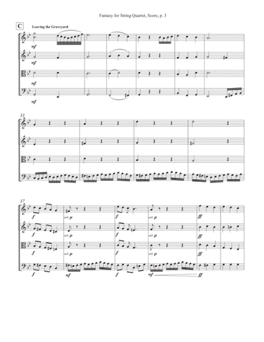 Fantasy for String Quartet in G Minor, Op. 38 - "Funerale Song"