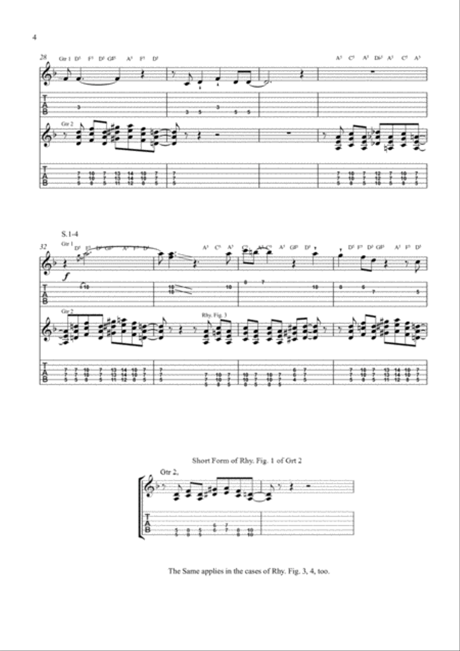 PUSH Electric Guitar scores gallery preview page 4
