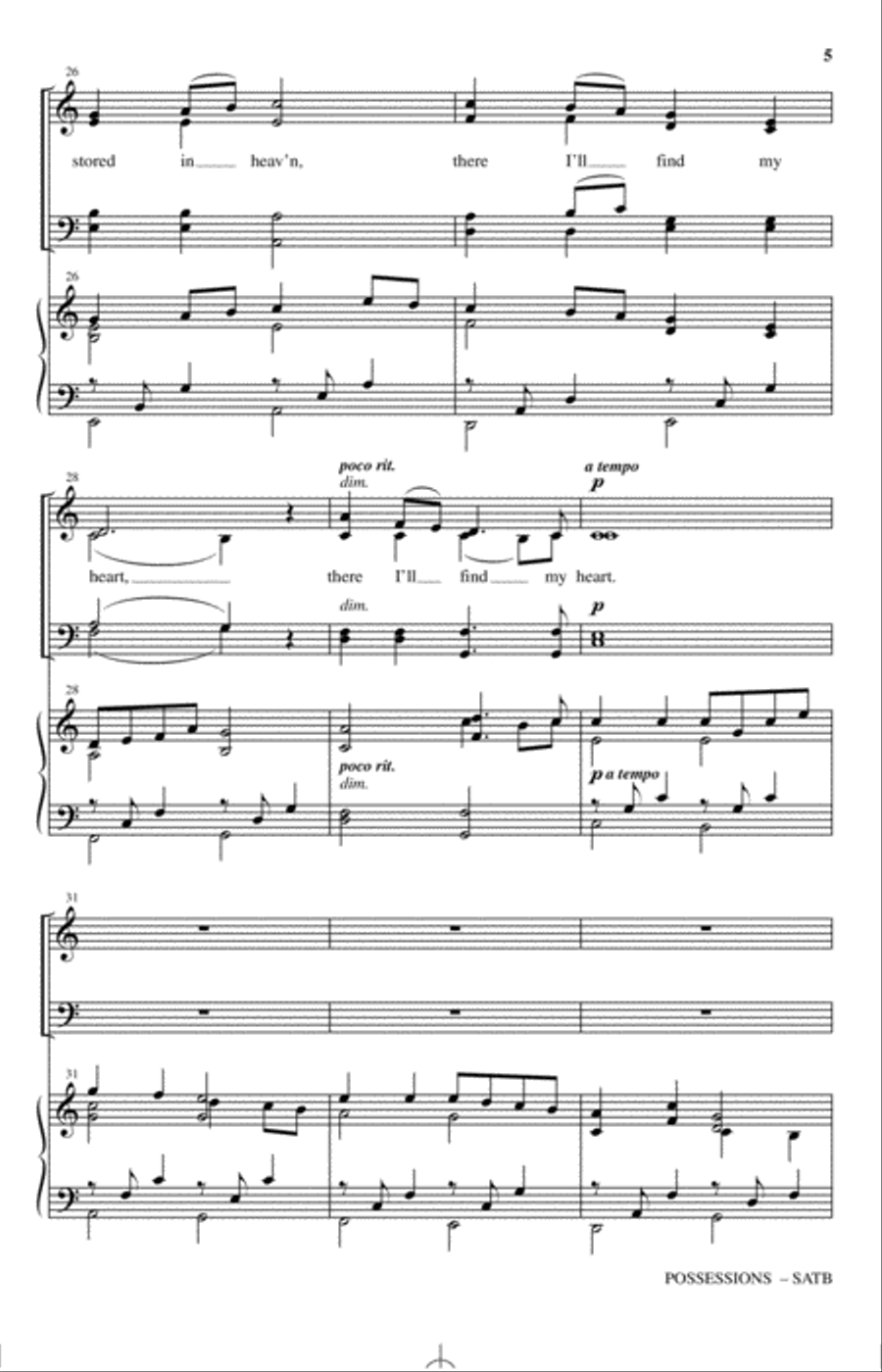 Possessions Possessions 4-Part scores gallery preview page 4