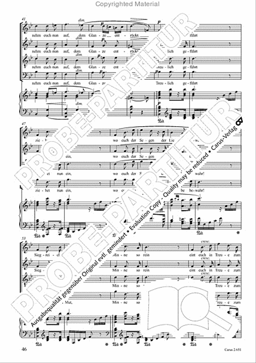 Choral collection Great Opera Choruses - Richard Wagner (choir & piano) Choir scores gallery preview page 47