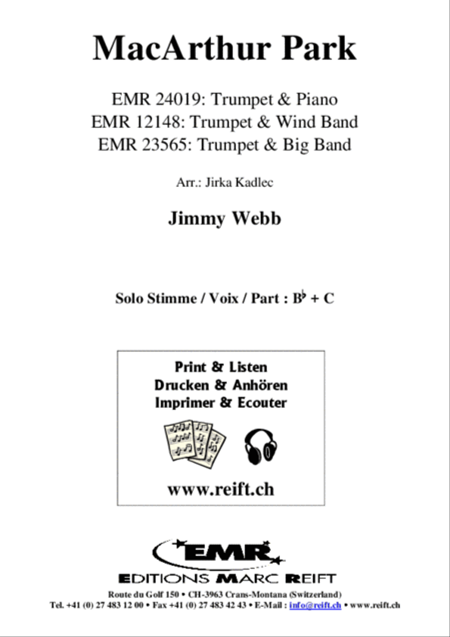 MacArthur Park Trumpet Solo scores gallery preview page 2