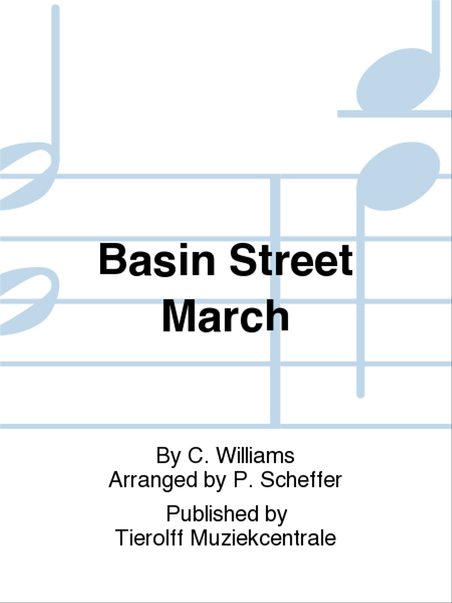 Basin Street March Basin Street March Concert Band scores gallery preview page 1