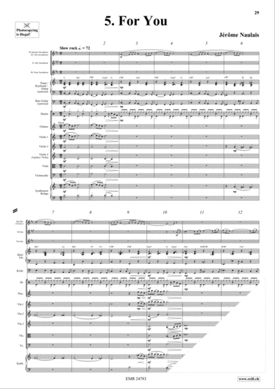 Play With Your Band Volume 2 Saxophone Ensemble scores gallery preview page 8