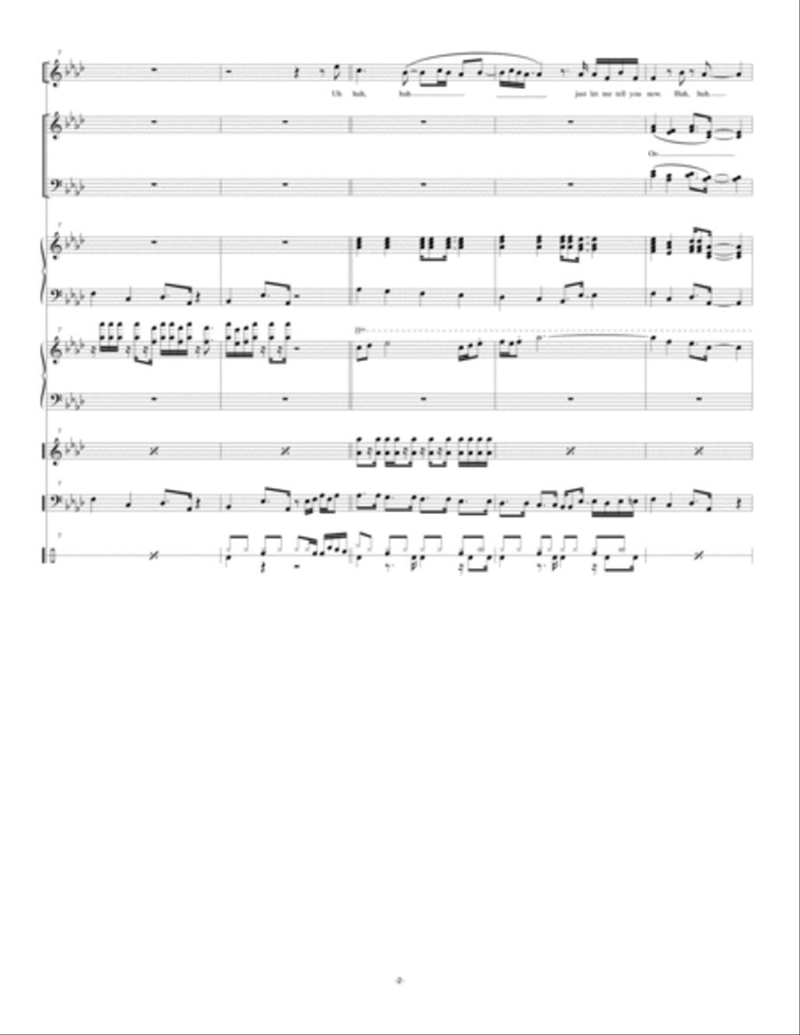 I Want You Back 4-Part scores gallery preview page 2