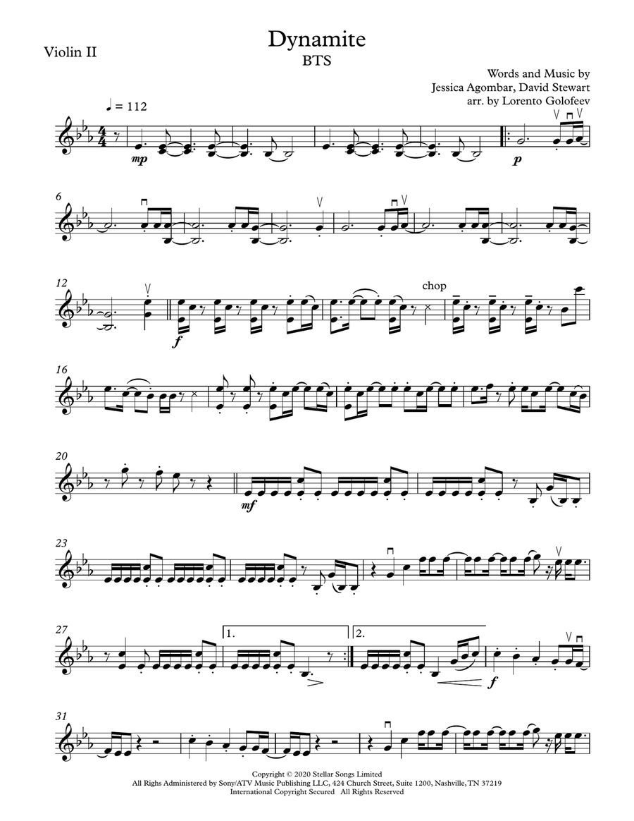 Dynamite String Quartet scores gallery preview page 3