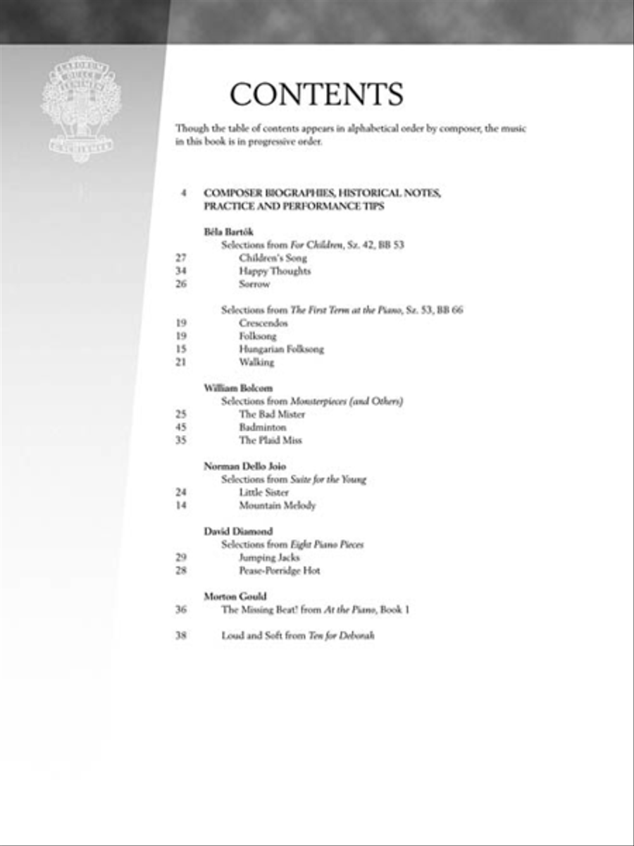 The 20th Century – Upper Elementary Level Piano Solo scores gallery preview page 4