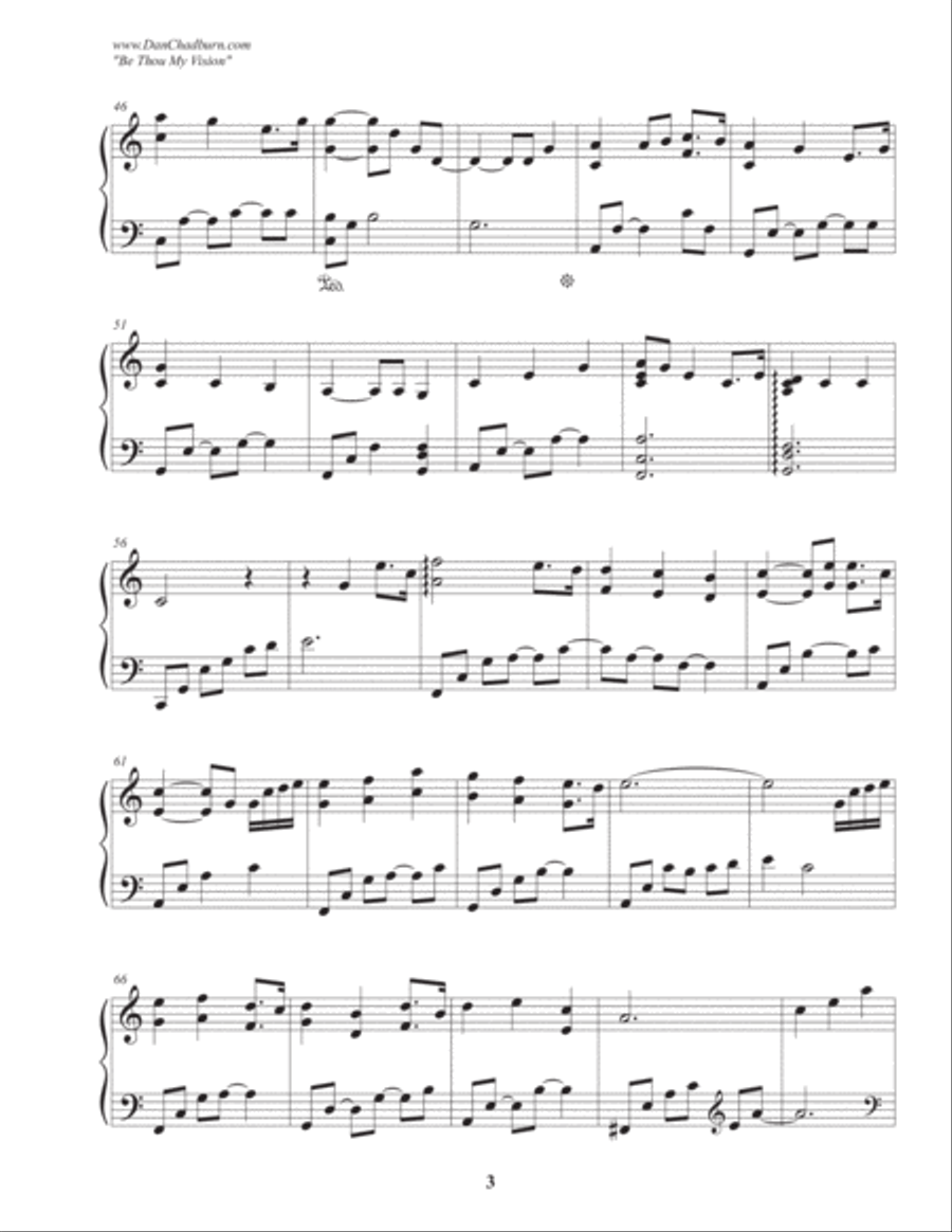 Be Thou My Vision Piano Solo scores gallery preview page 3