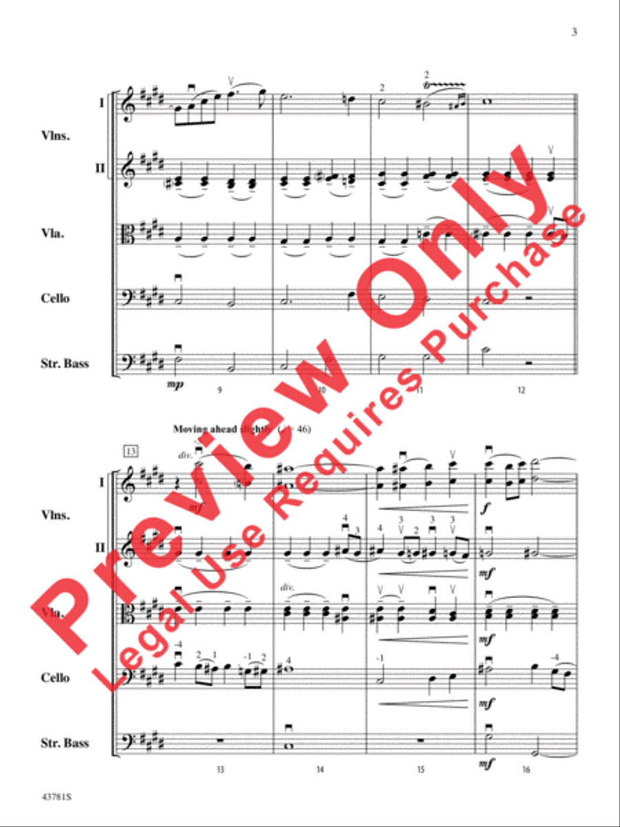Vocalise Vocalise String Orchestra scores gallery preview page 4