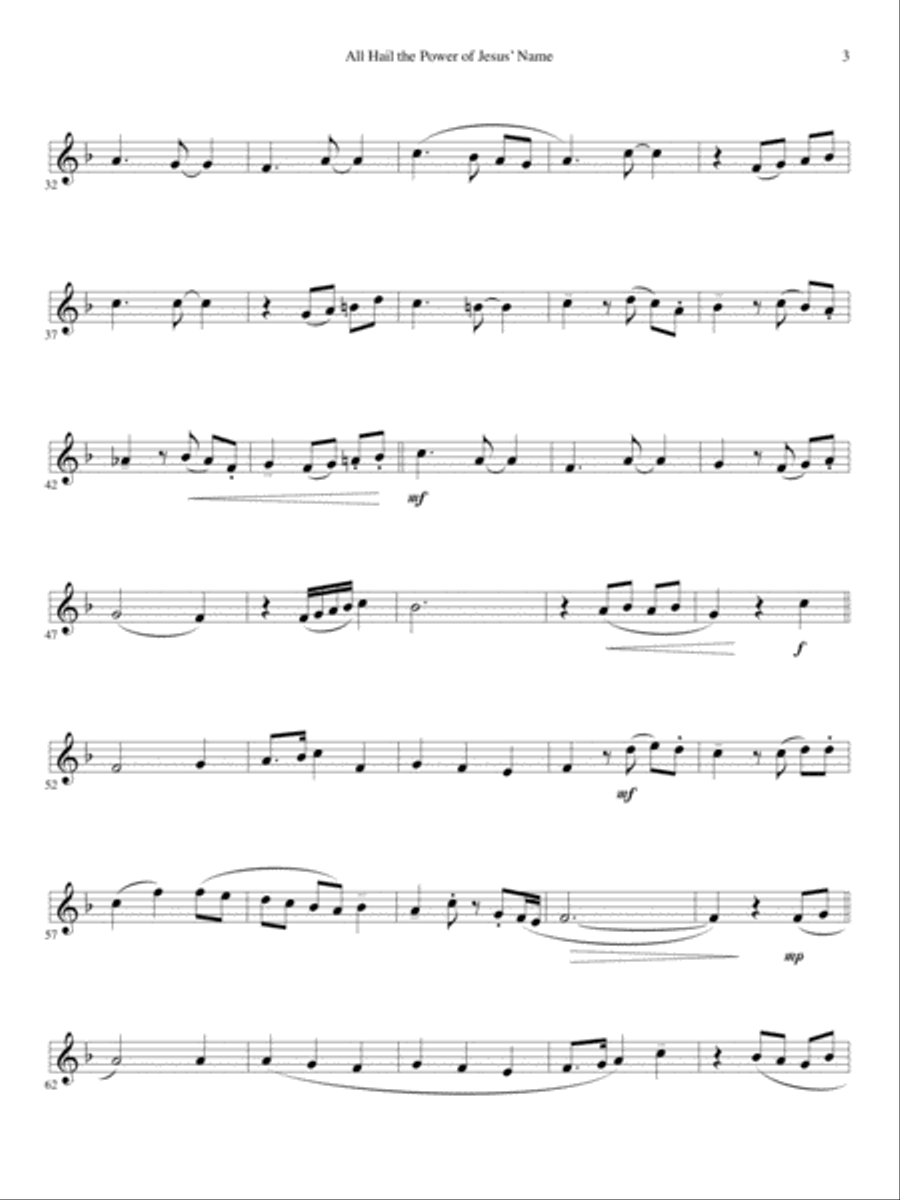Creative Hymns for French Horn Horn scores gallery preview page 3