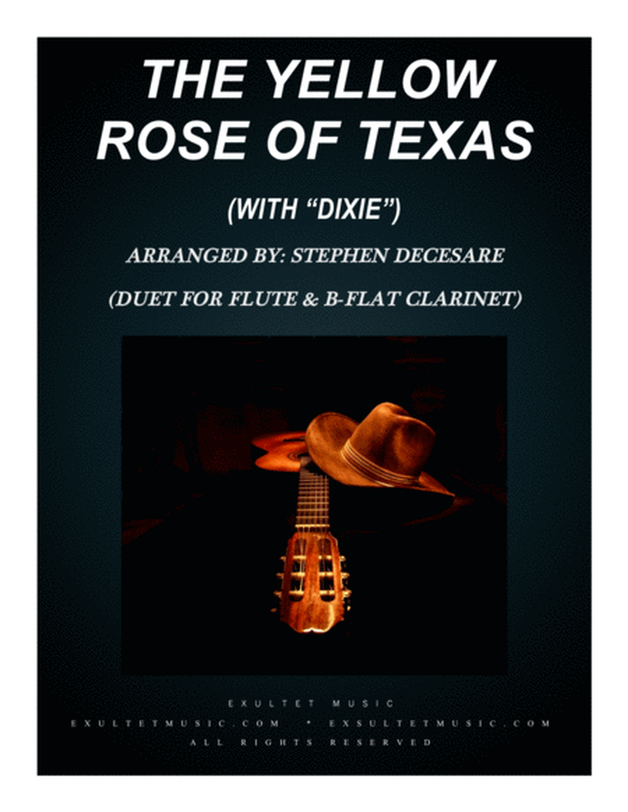 The Yellow Rose Of Texas (with "Dixie") (Duet for Flute and Bb-Clarinet) image number null