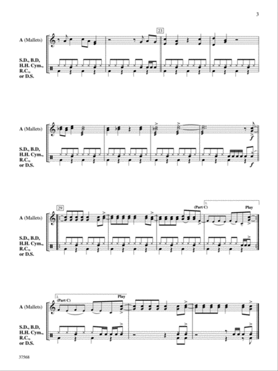 U.Play.Plus More Pops -- Melody Plus Harmony Drums scores gallery preview page 4
