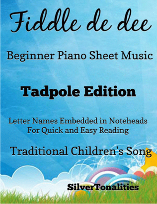 Book cover for Fiddle de dee Beginner Piano Sheet Music 2nd Edition