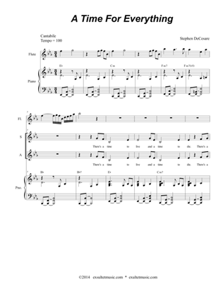 A Time For Everything (SATB - Alternate Version)