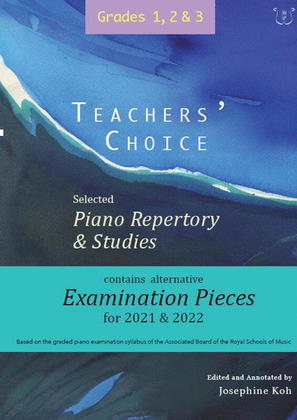 Book cover for Teachers' Choice Exam Pieces 2021-22 Grades 1-3