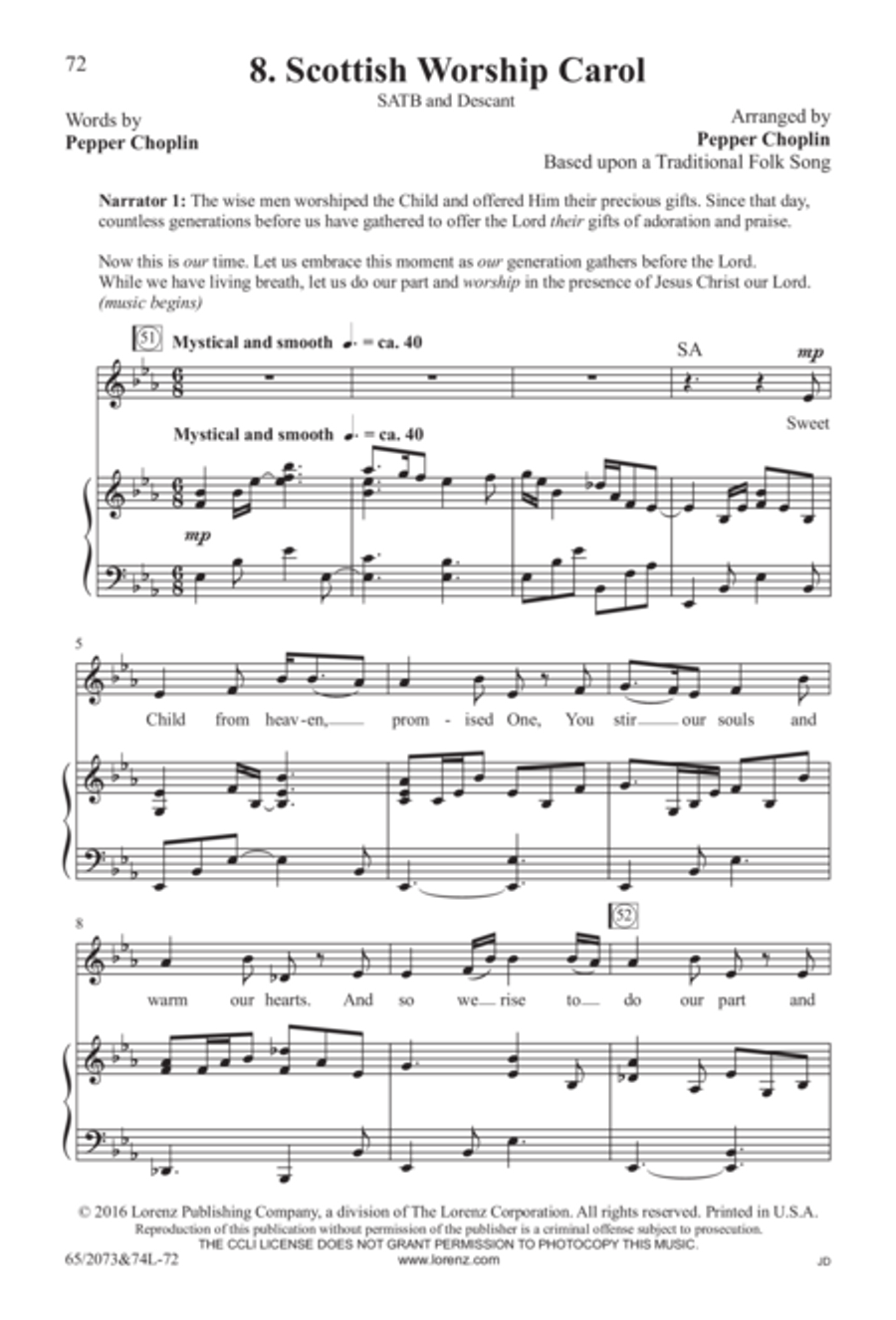 Go Sing It on the Mountain - SATB Score with Performance CD 4-Part scores gallery preview page 26