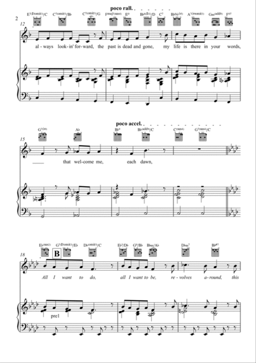 All We Need Piano, Vocal, Guitar scores gallery preview page 2
