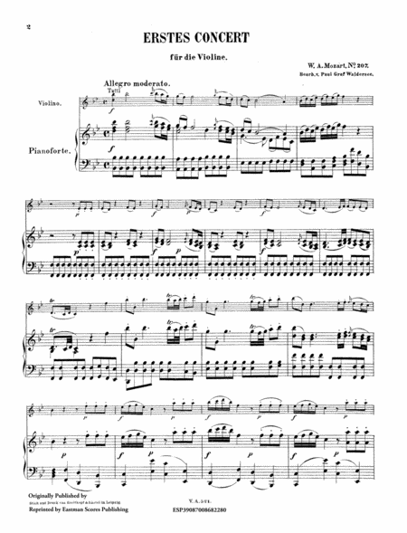 Concertos for Violin and Piano