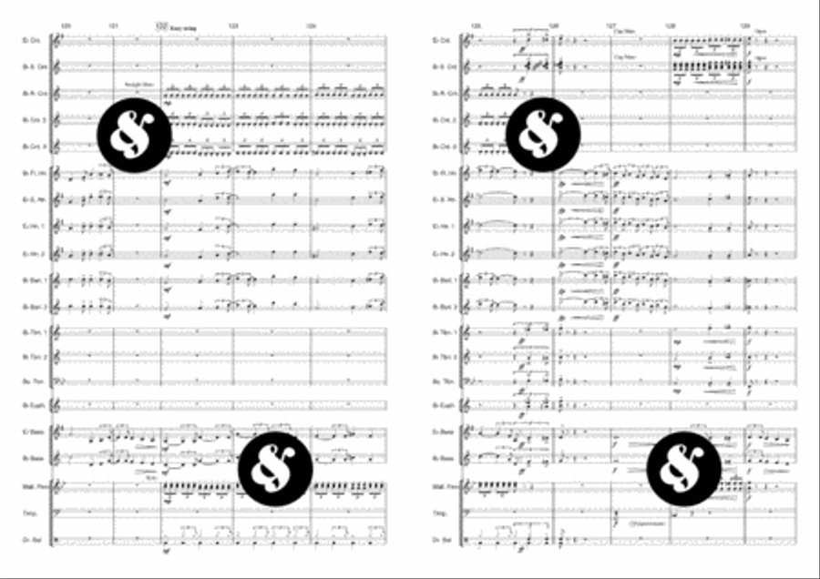 Mamma Mia! Brass Band scores gallery preview page 13