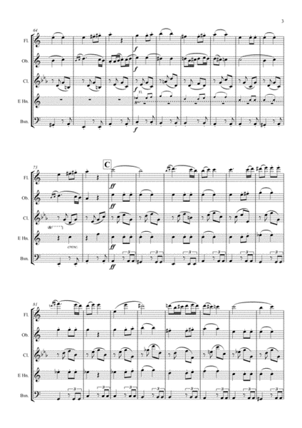 Beethoven: Symphony No.7 Op.92 Mvt.II Allegretto - wind quintet image number null