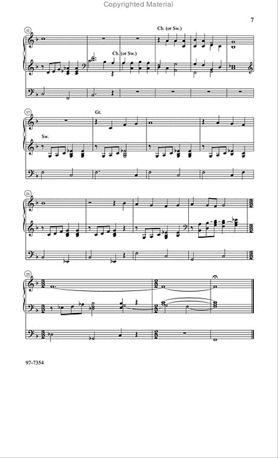 Four Preludes for Trust Organ scores gallery preview page 6