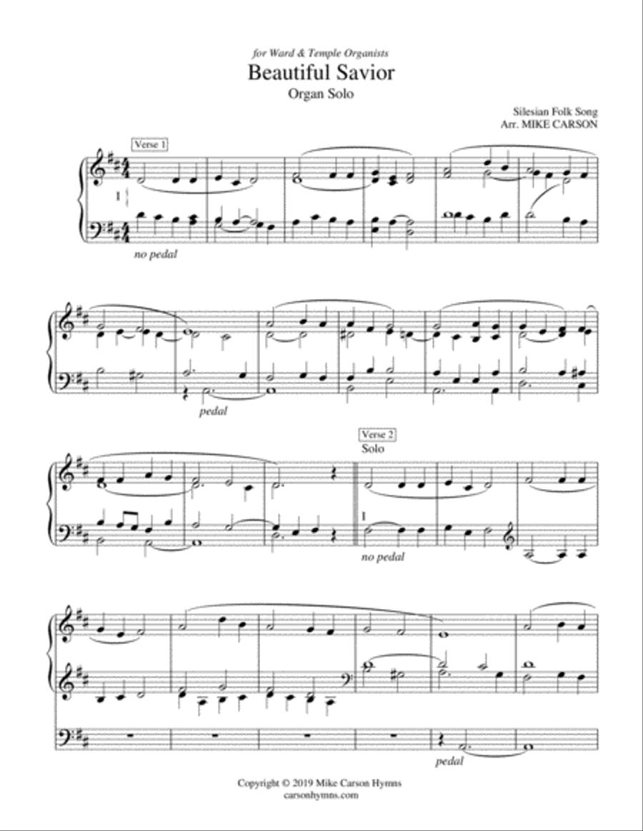 Primary Songs for Ward and Temple Organists Organ Solo scores gallery preview page 3