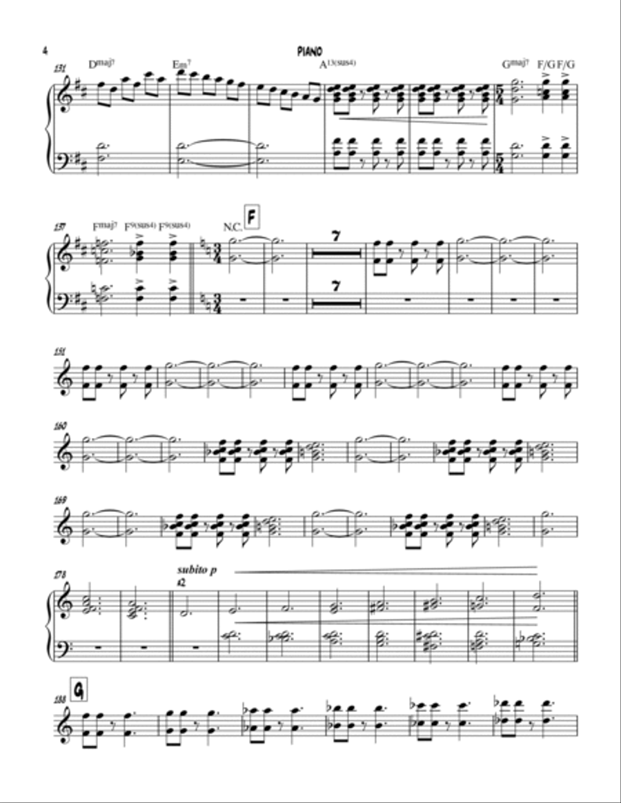 Getting Better Jazz Ensemble scores gallery preview page 4