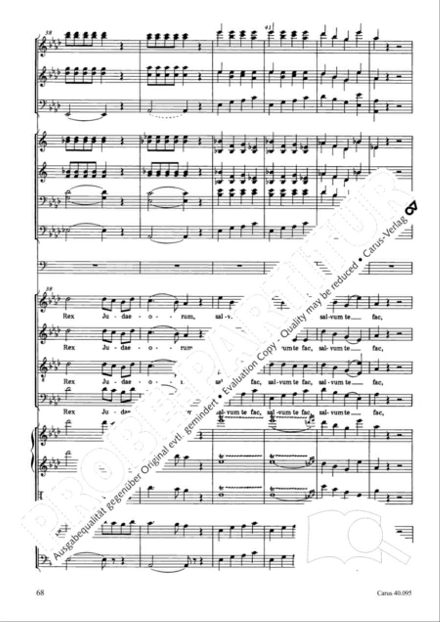 The Seven Words (Die Sieben Worte) 4-Part scores gallery preview page 83