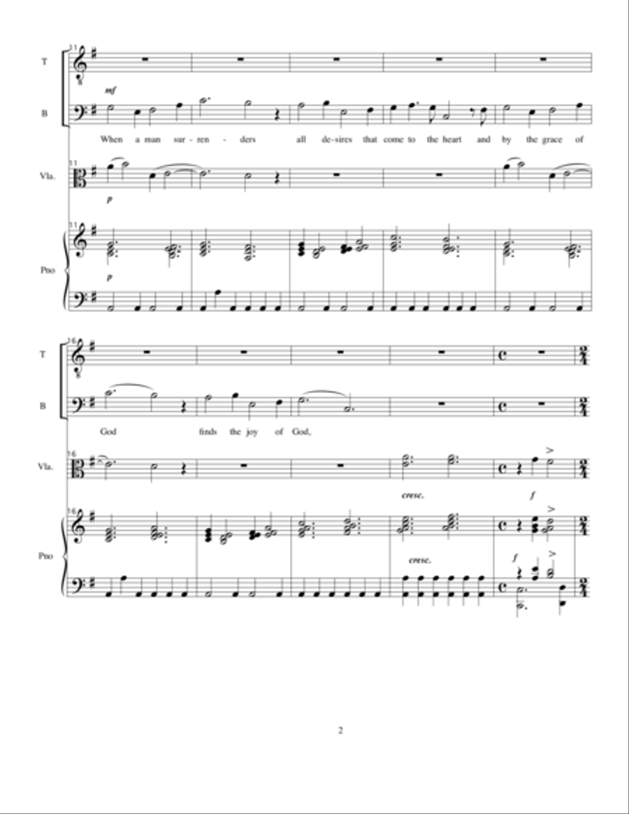 Peace TTBB scores gallery preview page 2