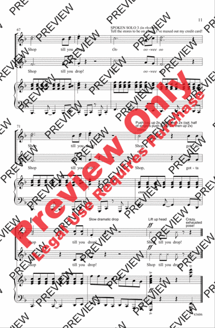 Shop Till You Drop! 2-Part scores gallery preview page 10