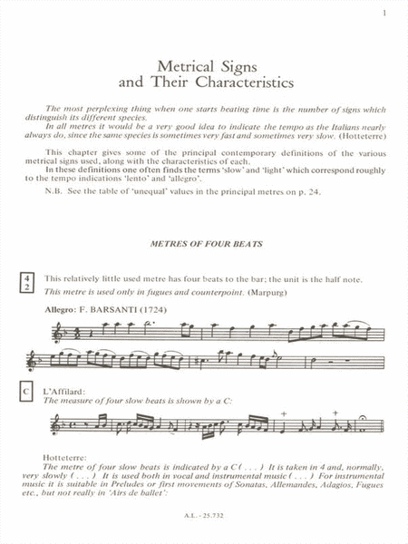 The Rules Of Musical Interpretation In The Baroque Era (book)