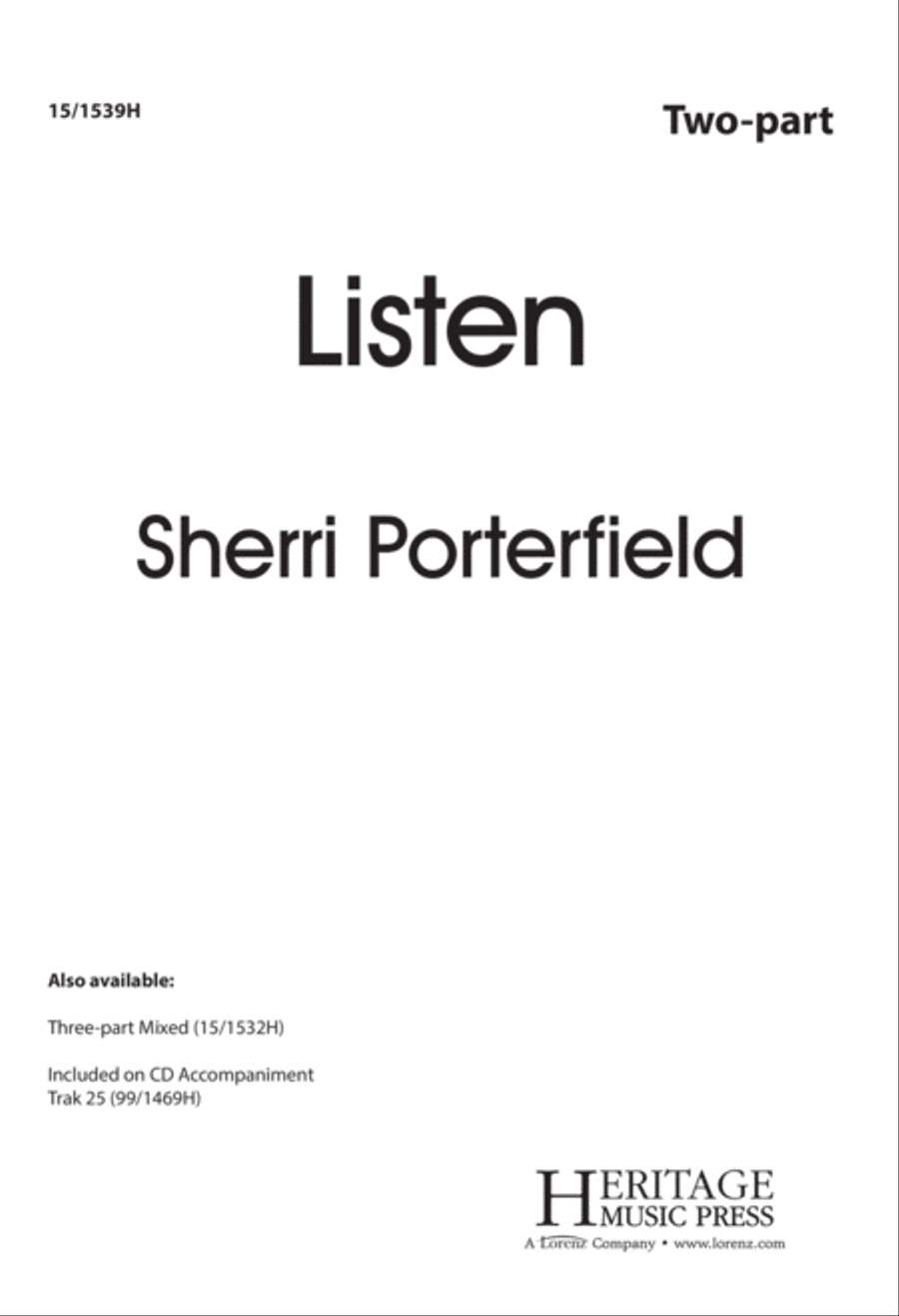 Listen 2-Part scores gallery preview page 1