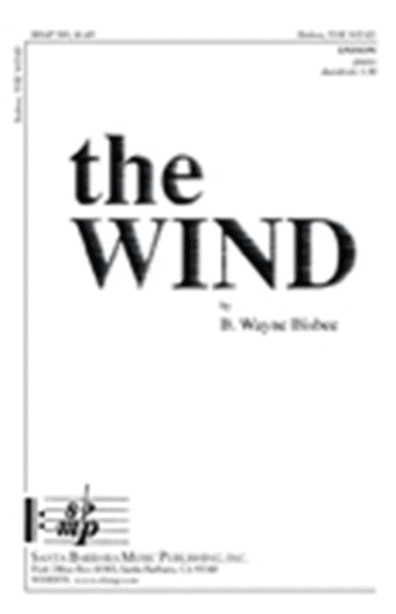 The Wind - Unison Octavo image number null