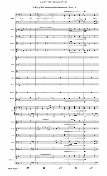 The Way of the Cross Leads Home - Orchestral Score and Parts image number null