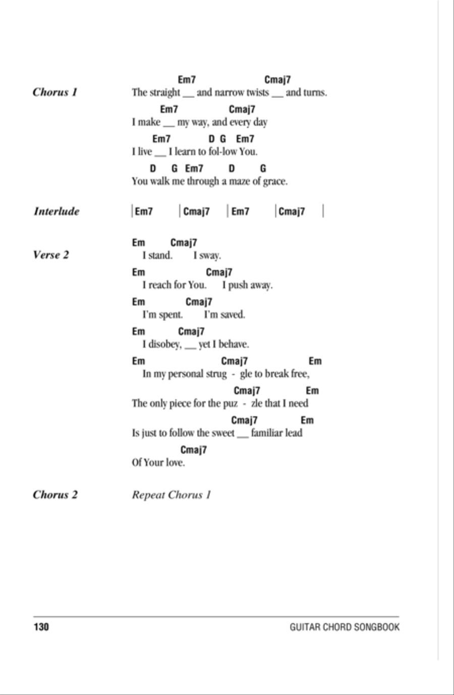 A Maze Of Grace A Maze Of Grace Acoustic Guitar scores gallery preview page 2