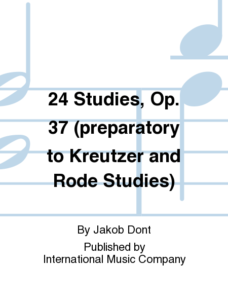 24 Studies, Op. 37 (preparatory to Kreutzer and Rode Studies) (VIELAND)