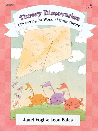 Book cover for Piano Discoveries Theory Book 1A
